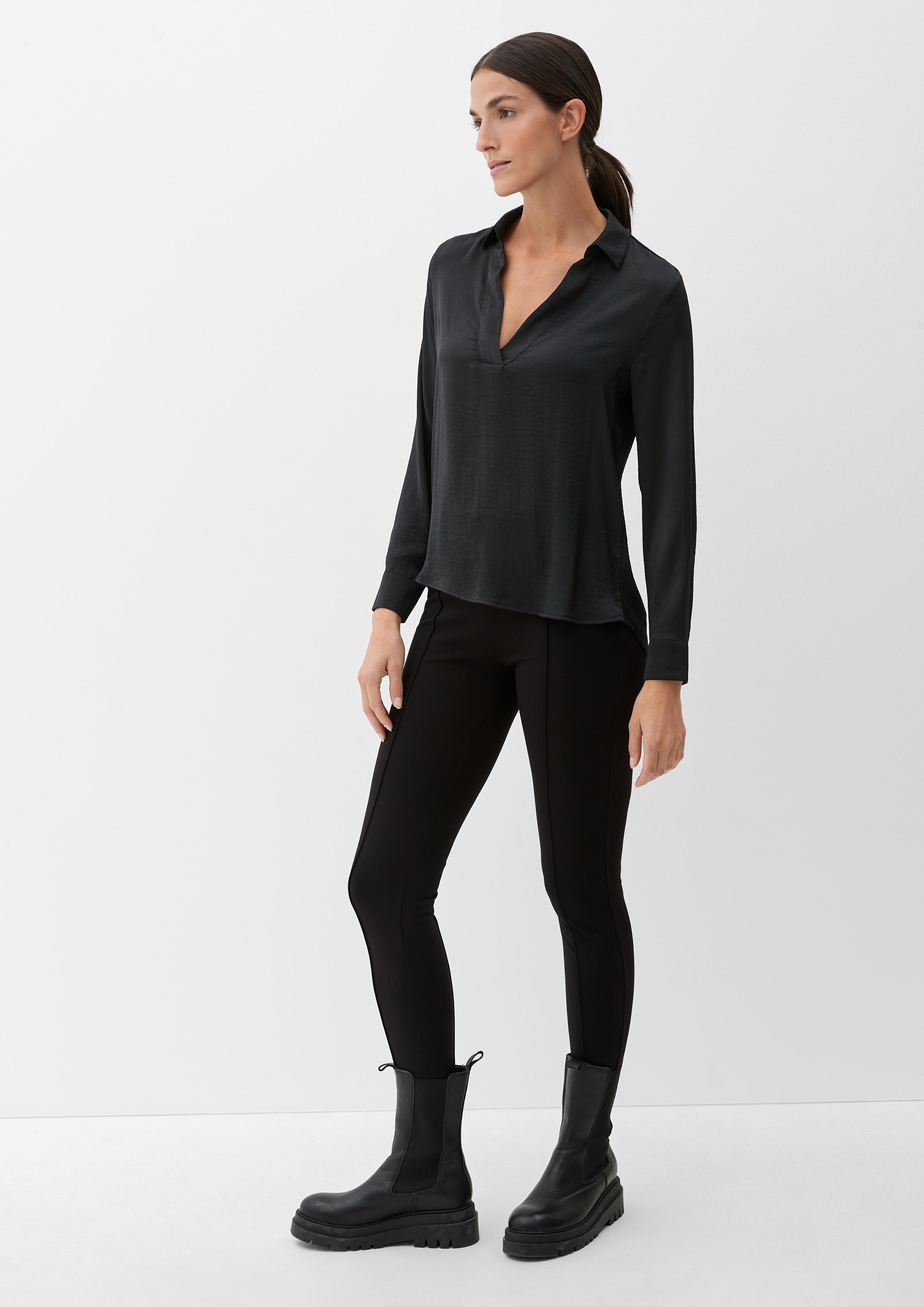 Bluse aus recyceltem Polyester  2124797-9999