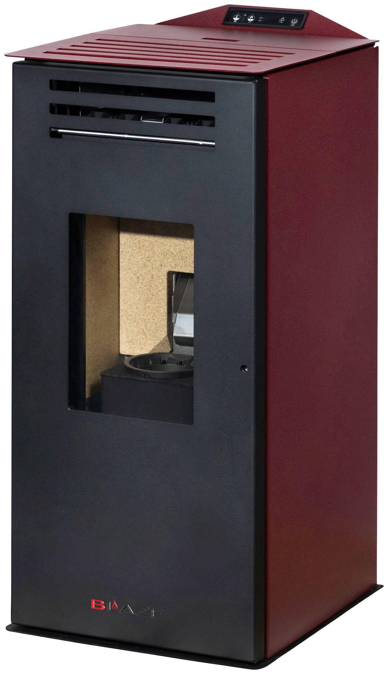 Blaze Pelletofen Anna, 6,3 kW, bordeaux