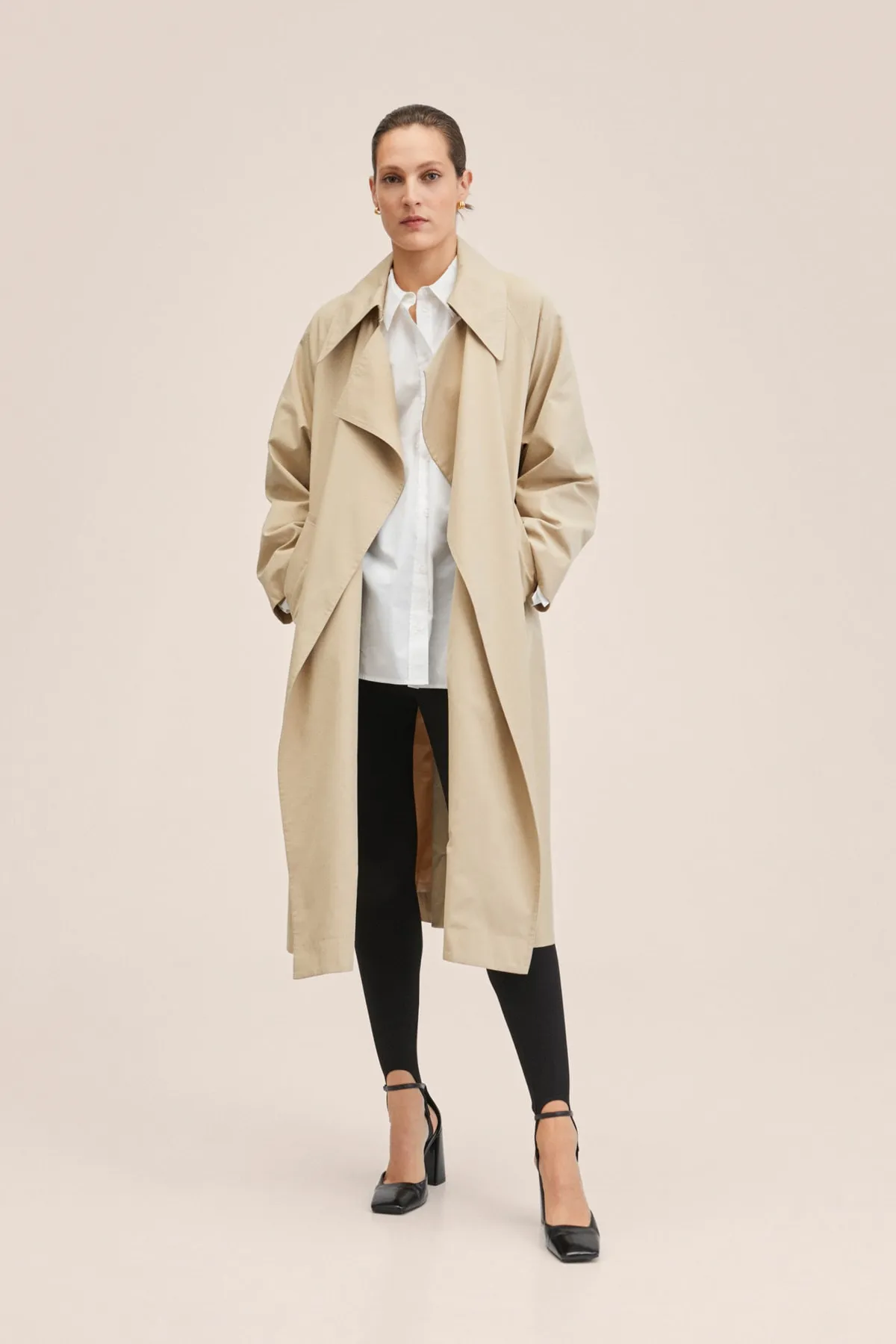 MANGO  27024012 Damen/Mädchen Off White