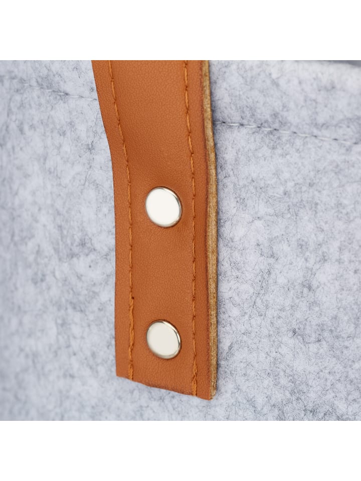 relaxdays Wäschekorb in Grau - (H)45 x Ø30 cm günstig kaufen onesize