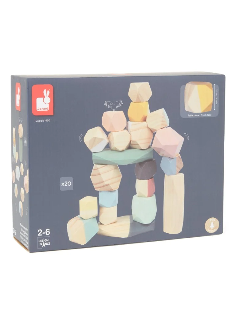 Pietre impilabili in legno Janod Sweet Cocoon