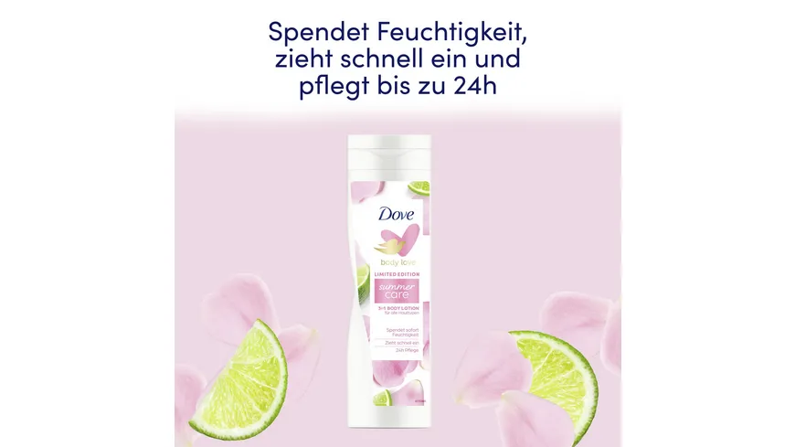 Dove body love limited Edition summer care 3in1 Body Lotion 250 ml