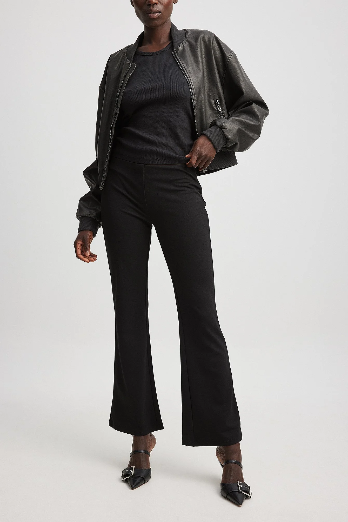 Jersey-Hose mit niedriger Taille