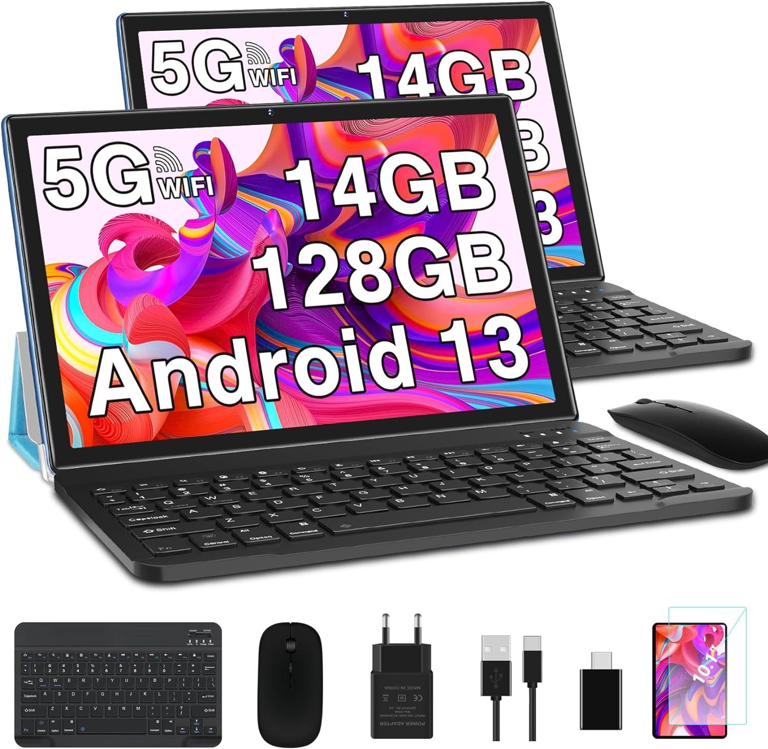 GOODTEL 14GB RAM 1TB TF, WiFi 5G Tablet (10
