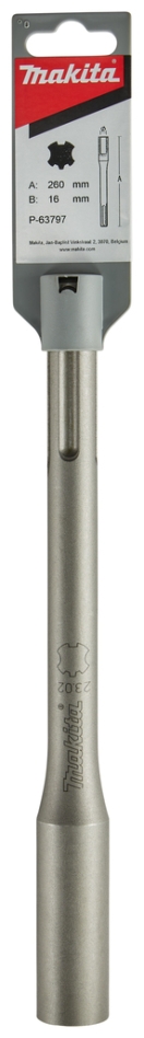 Makita Příslušenství P-63797 Adaptér pro zemnící tyč SDS-Max 260 x 16,5 mm