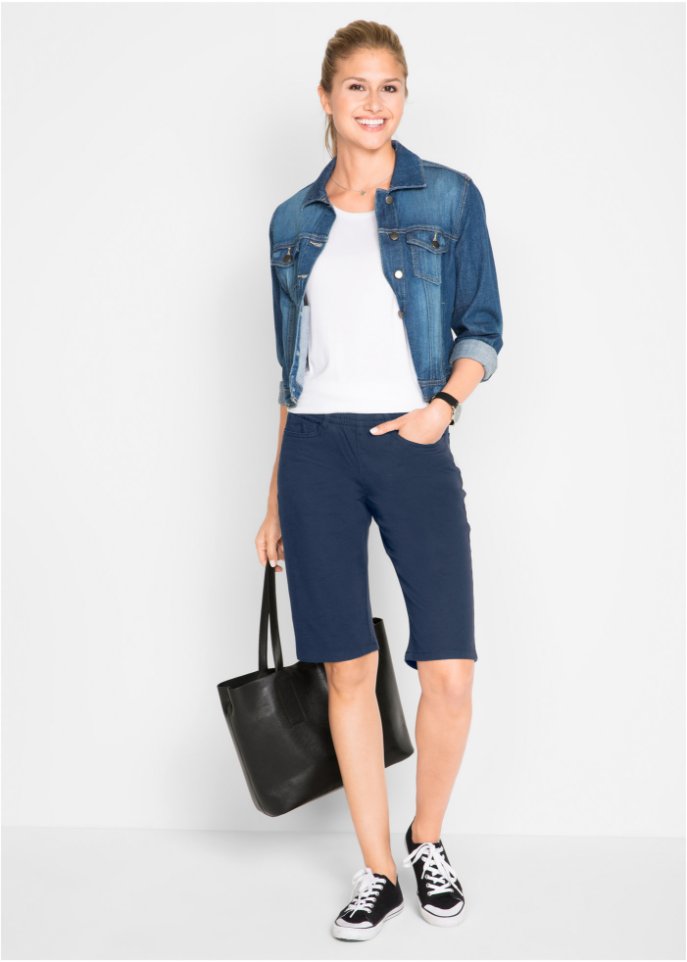 Stretch-Bermuda (2er Pack)