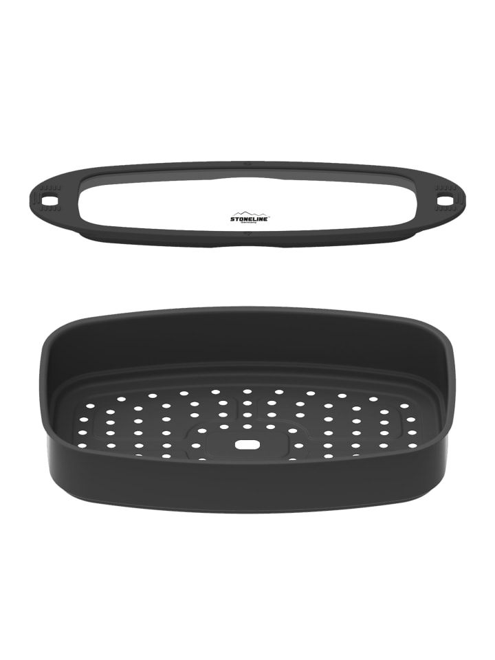 Stoneline Bräter und Back Set 5-teilig 40x22 cm | mit Deckeln in Anthrazit günstig kaufen onesize