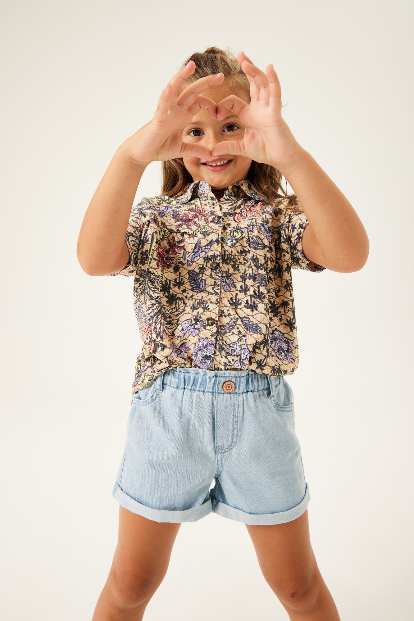 Garcia Jeansshorts mit Schlupfbund