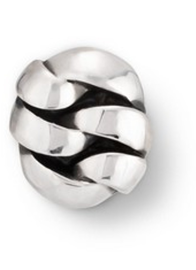 Buddha to Buddha Chain silver stud earrings