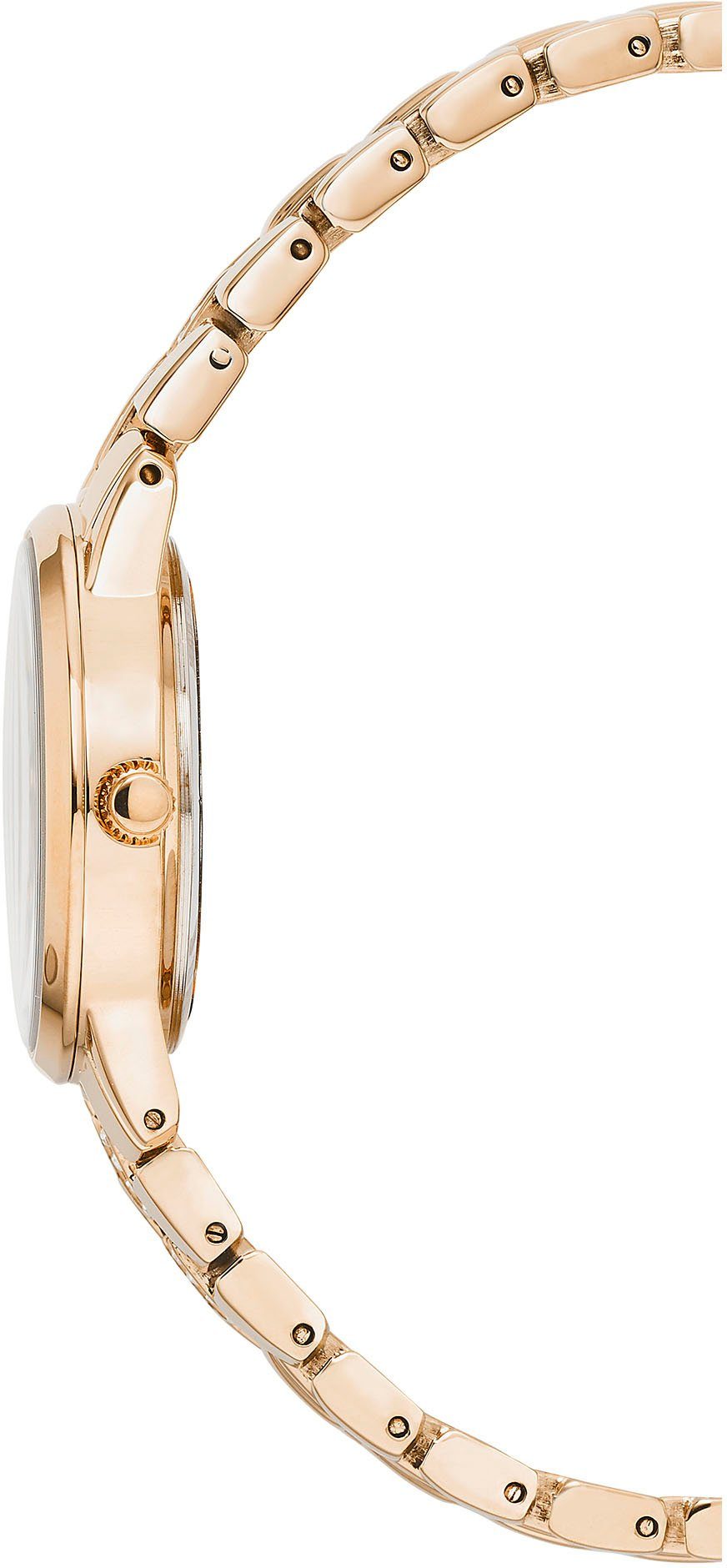 Firetti Quarzuhr, (Set, 5-tlg., mit Anhänger, Kette und 1 Paar Ohrsteckern), ideal auch als Geschenk