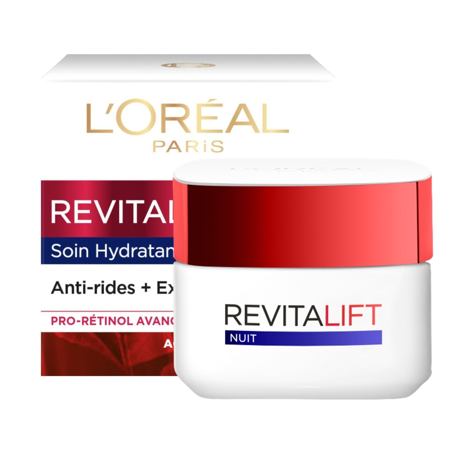 L'Oréal Paris Feuchtigkeitsspendende + Straffende Nachtcreme