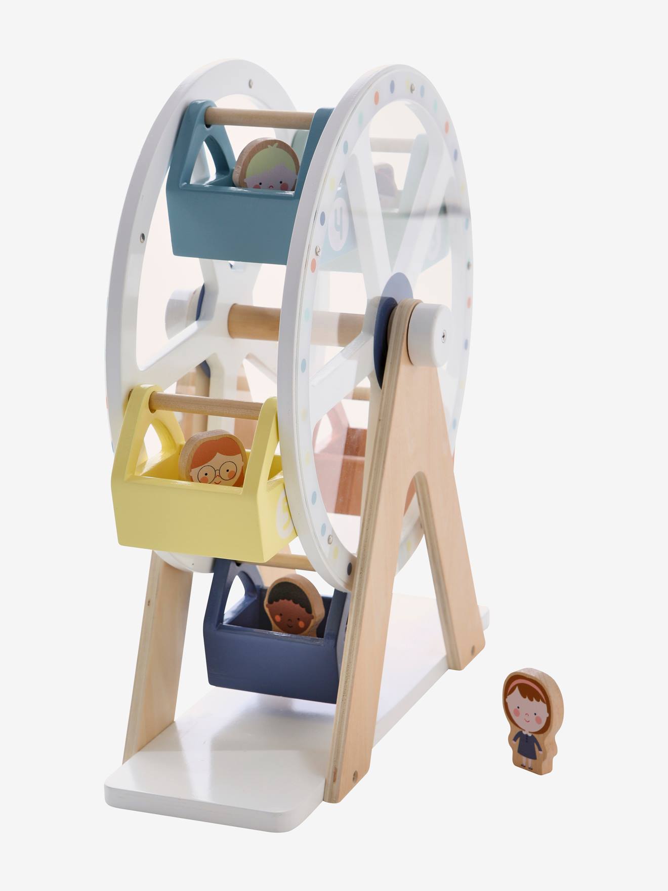 La grande roue des amis des petits en bois FSC® blanc