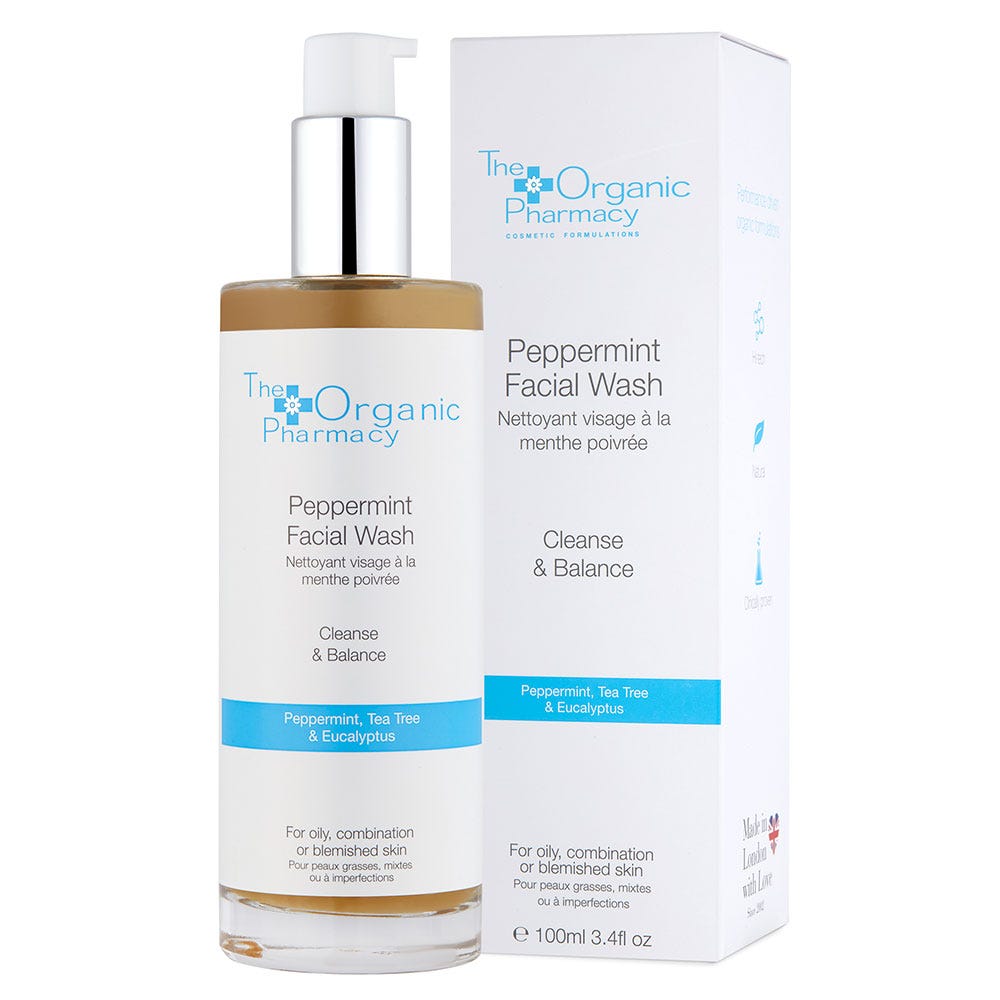 The Organic Pharmacy Peppermint Face Wash 100 ml