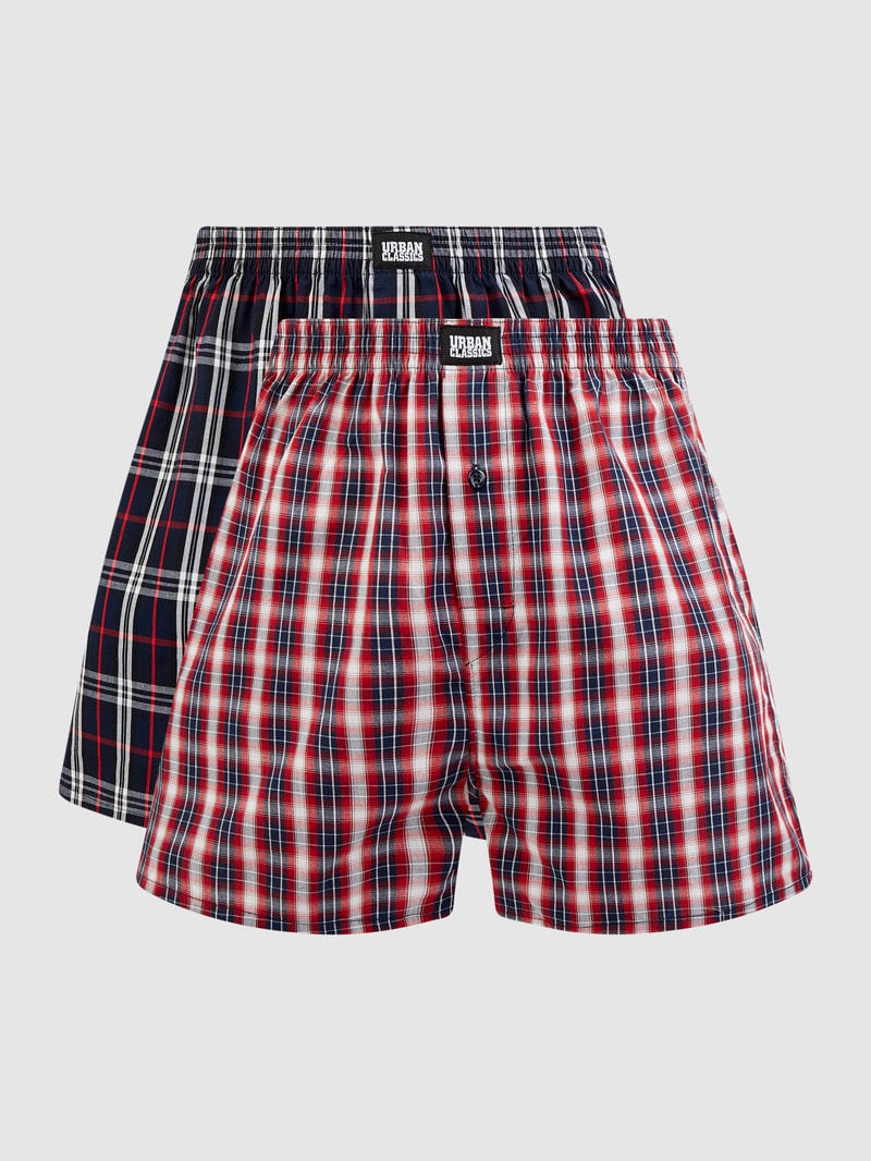 Boxershorts aus Baumwolle im 2er-Pack in dunkelblau