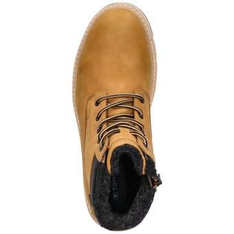 Tom Tailor Schnür Boots in gelb
