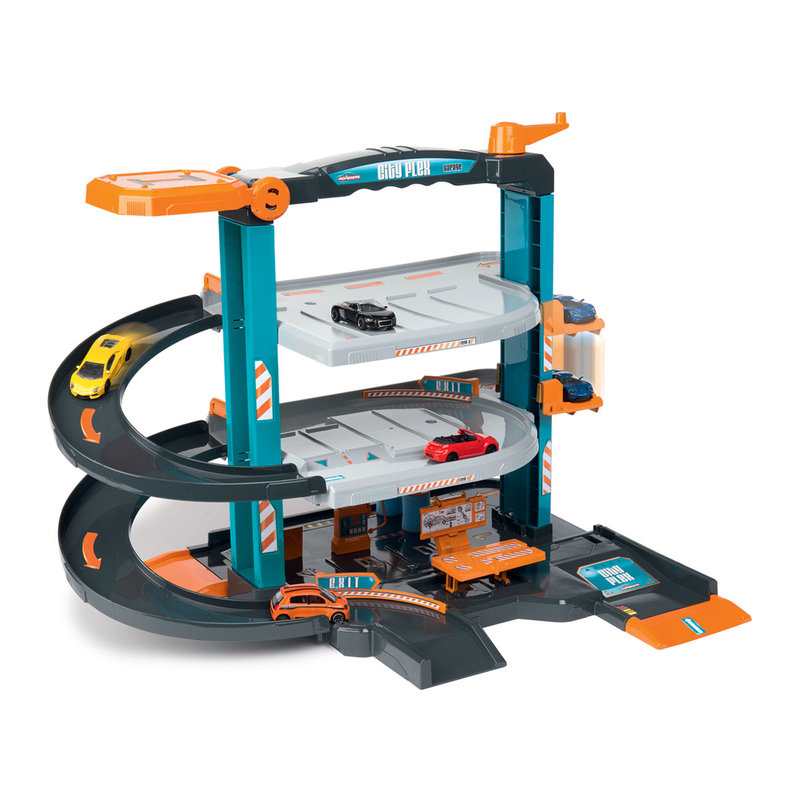 Garage Majorette city flex + 5 véhicules