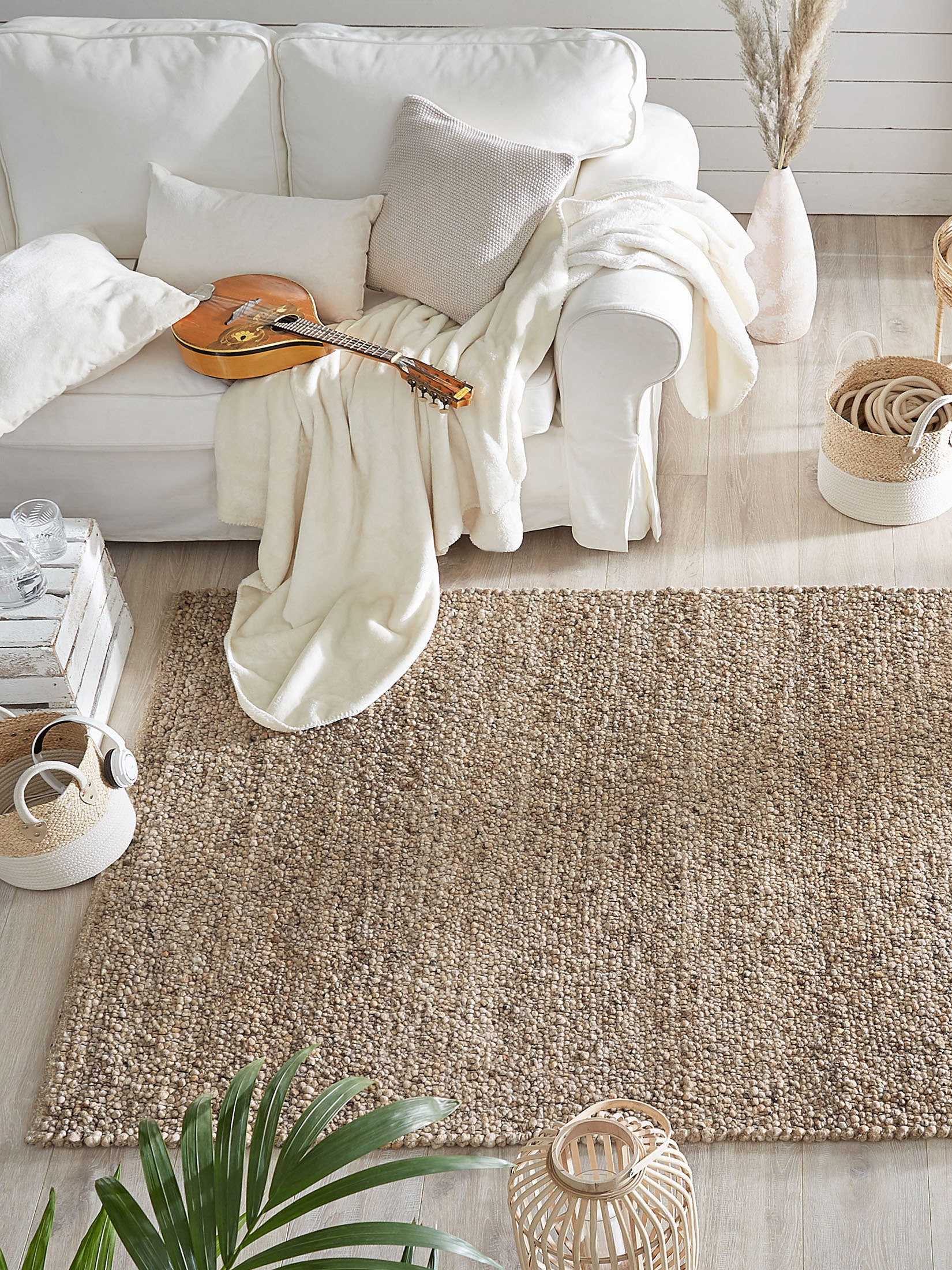 Hillsand Woll-Teppich, Sand