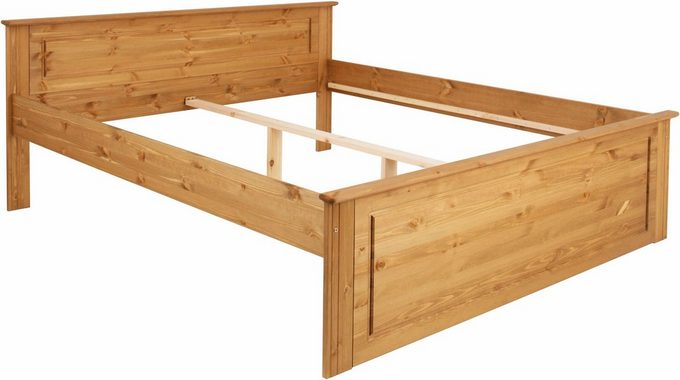 Home affaire Schlafzimmer-Set Hugo, (Set, 4-St), Bett 180 cm, 5-trg Kleiderschrank und 2 Nachttische