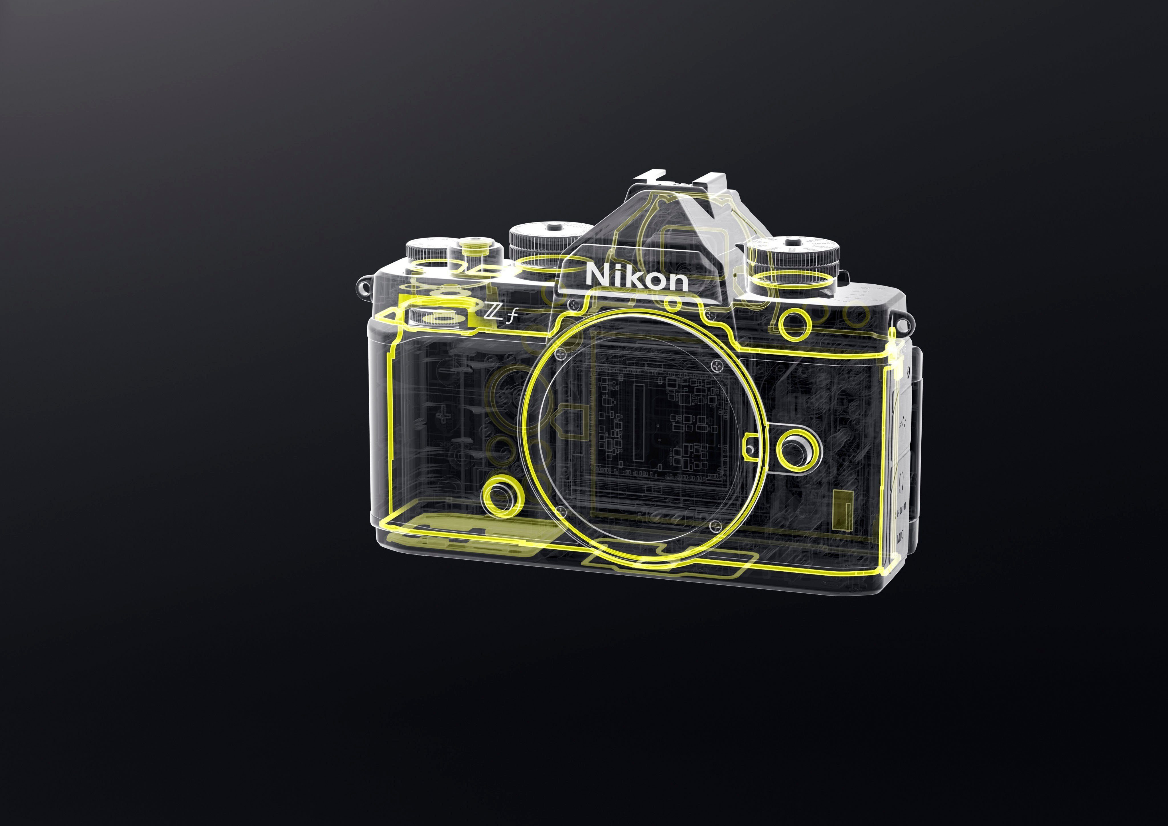 Nikon Z f + NIKKOR Z 24-70 mm f4.0 Systemkamera (Nikkor Z 24-70mm f4 S, Bluetooth, WLAN)
