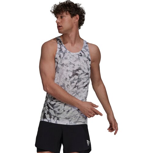 ADIDAS HERREN FAST GRAPHIC PRIMEBLUE SINGLET