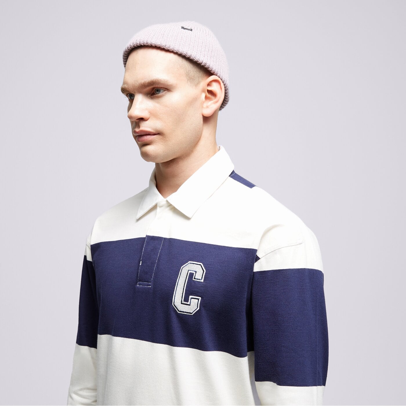 CHAMPION T-SHIRT STRIPED POLO Dunkelblau