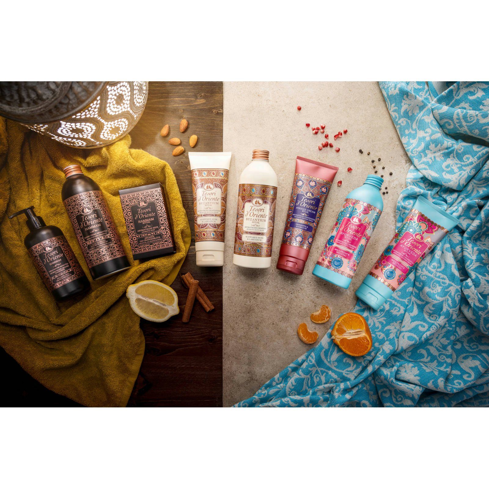 Tesori d´Oriente Duft-Set Geschenkset Ayurveda Cremedusche Cremebad Eau de Toilette Duft