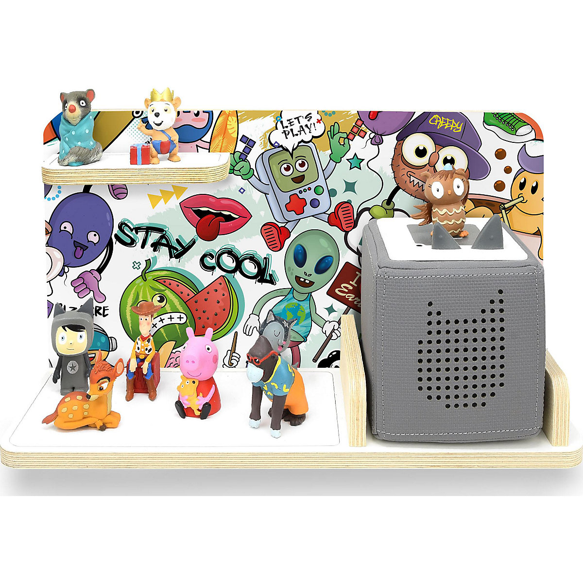 Regal für Musikbox Stay cool, klein - geeignet für Toniebox