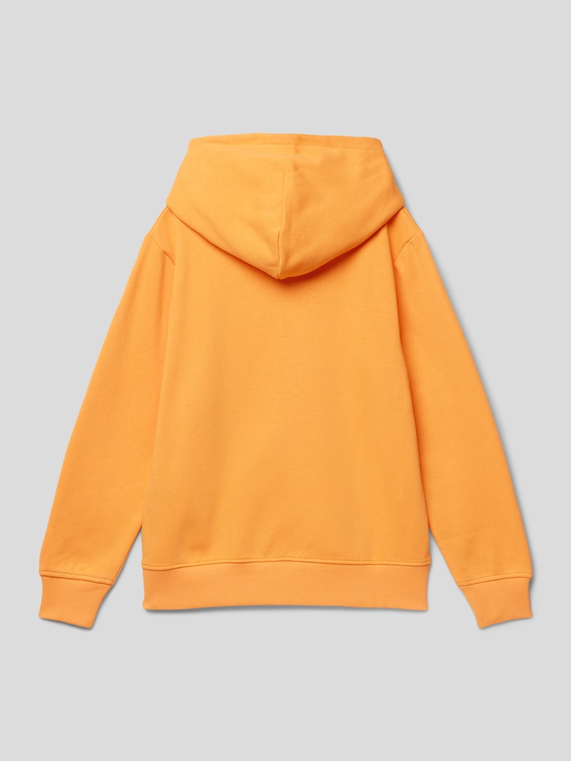 Hoodie mit Känguru-Tasche in orange