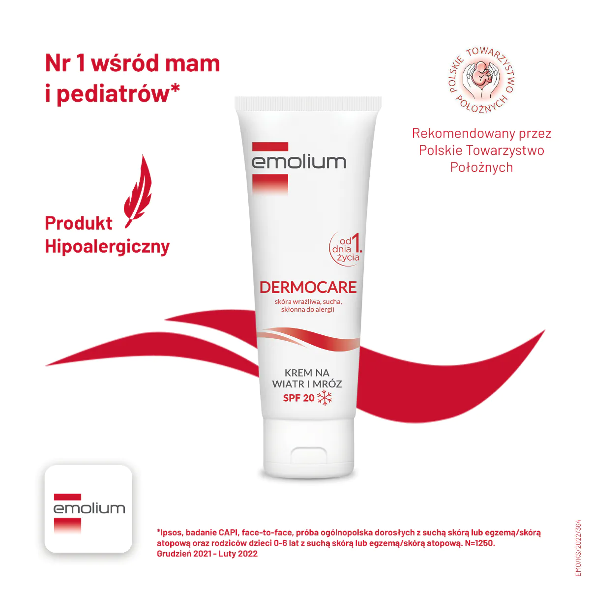 Emolium krema za zaštitu od vjetra i mraza SPF20