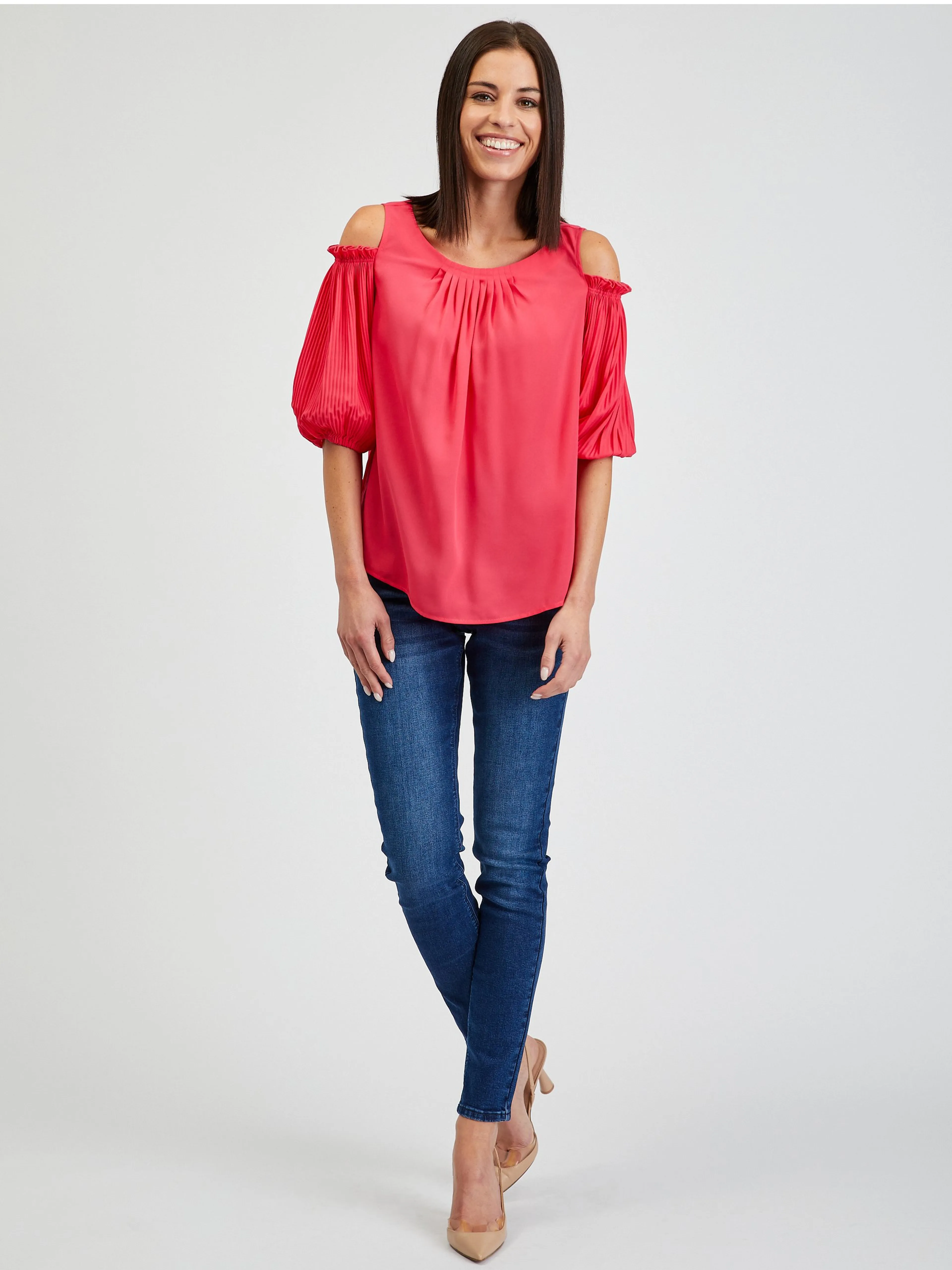 Dunkelrosa Damenbluse ORSAY