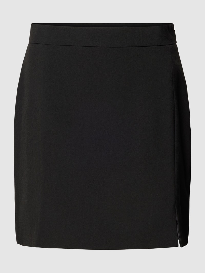 Minirock mit Beinschlitz Modell 'TROIAN' in schwarz