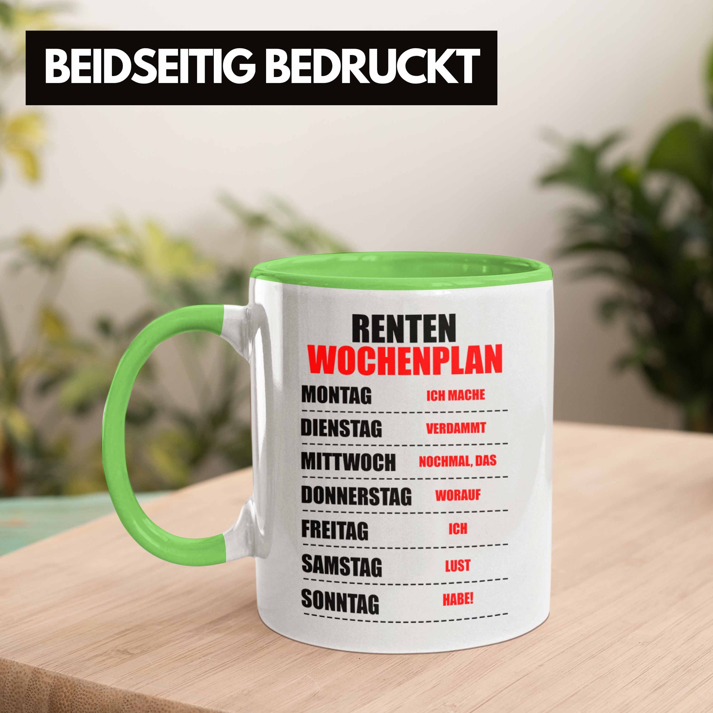 Trendation Tasse Trendation - Renter Tasse Ruhestand Geschenk Rente für Mann Frau Lustig Renteneintritt Abschied Rentnerin Spruch