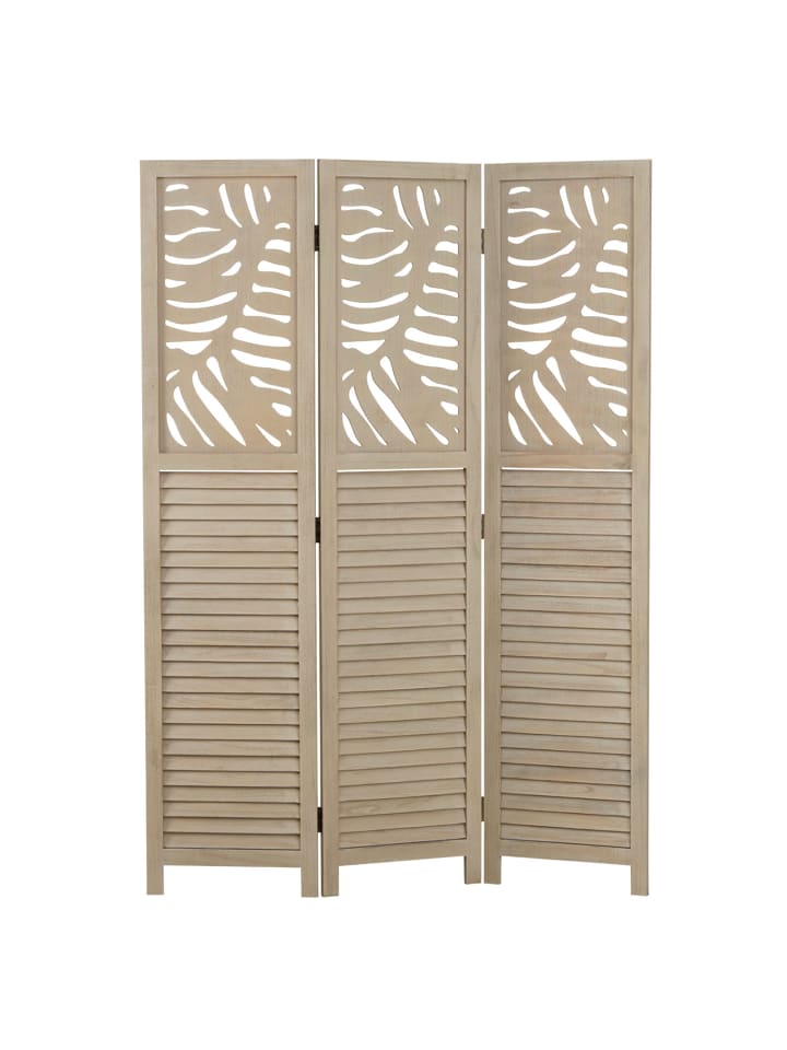 Homestyle4u 3-tlg. Paravent in Braun 120x170 günstig kaufen onesize