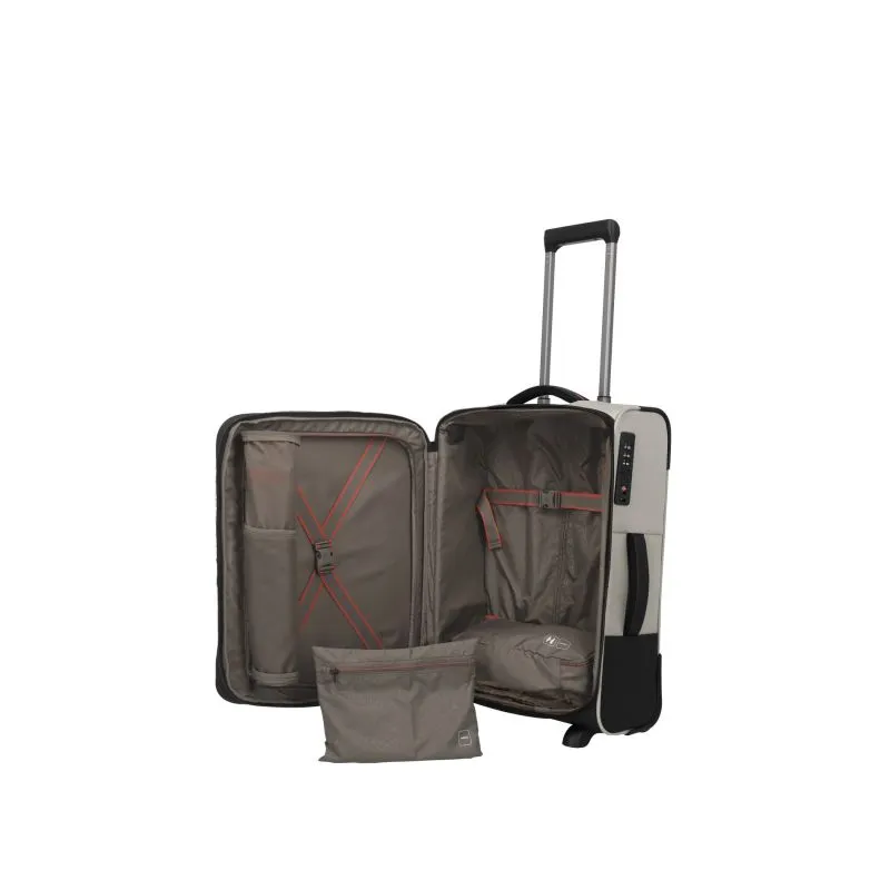 Travelite CROSSLITE Bordtrolley S mit 2 Rollen (54 cm) - Natur