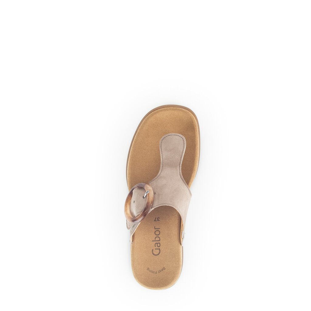 Gabor fashion Zehentrenner beige