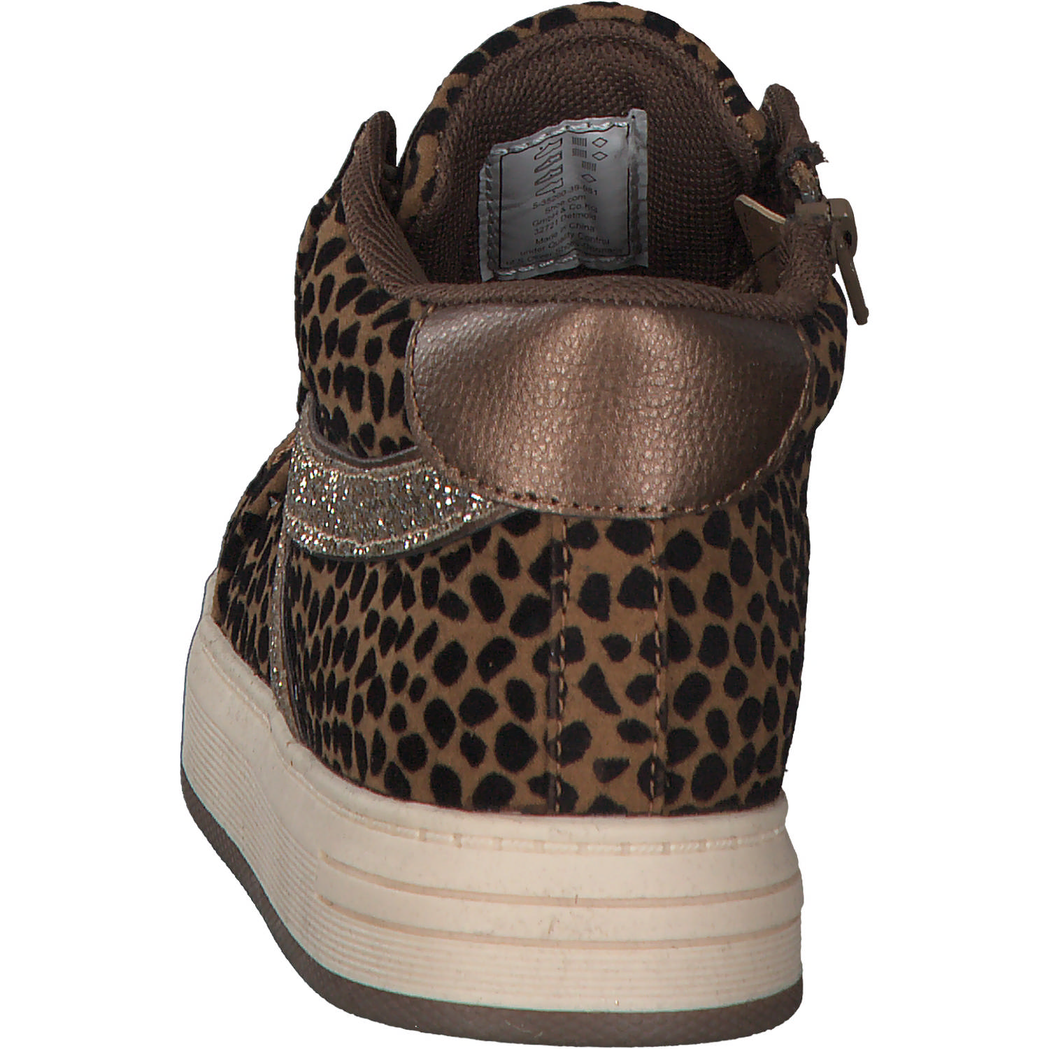 s. Oliver 35200, Sneakers High, Damen, PLATINUM COMB