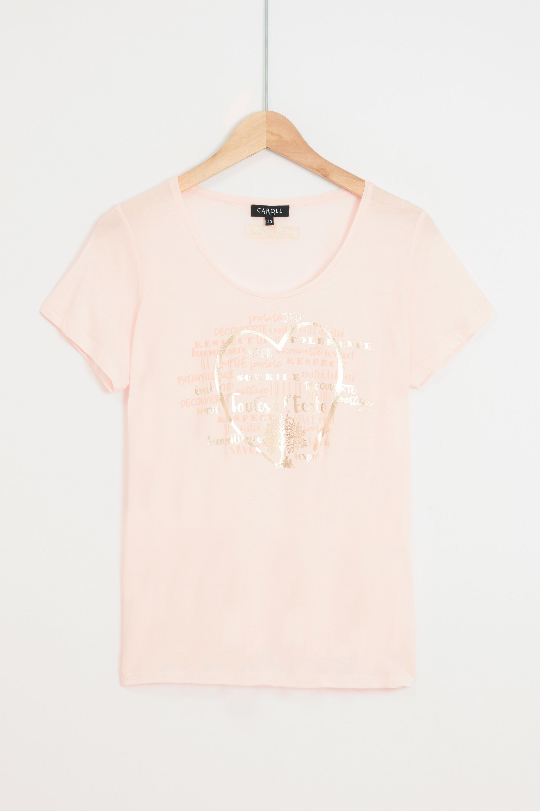 T-shirt Sheila rose pastel femme