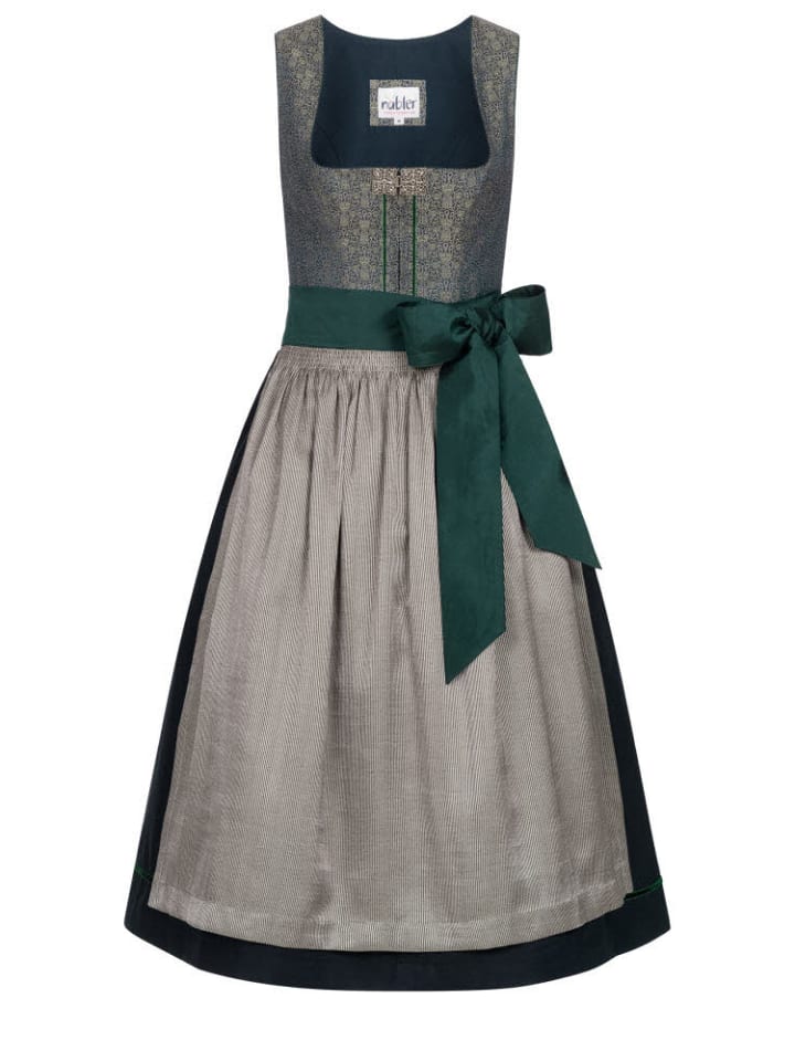 Nübler Dirndl midi Lea in Grün günstig kaufen