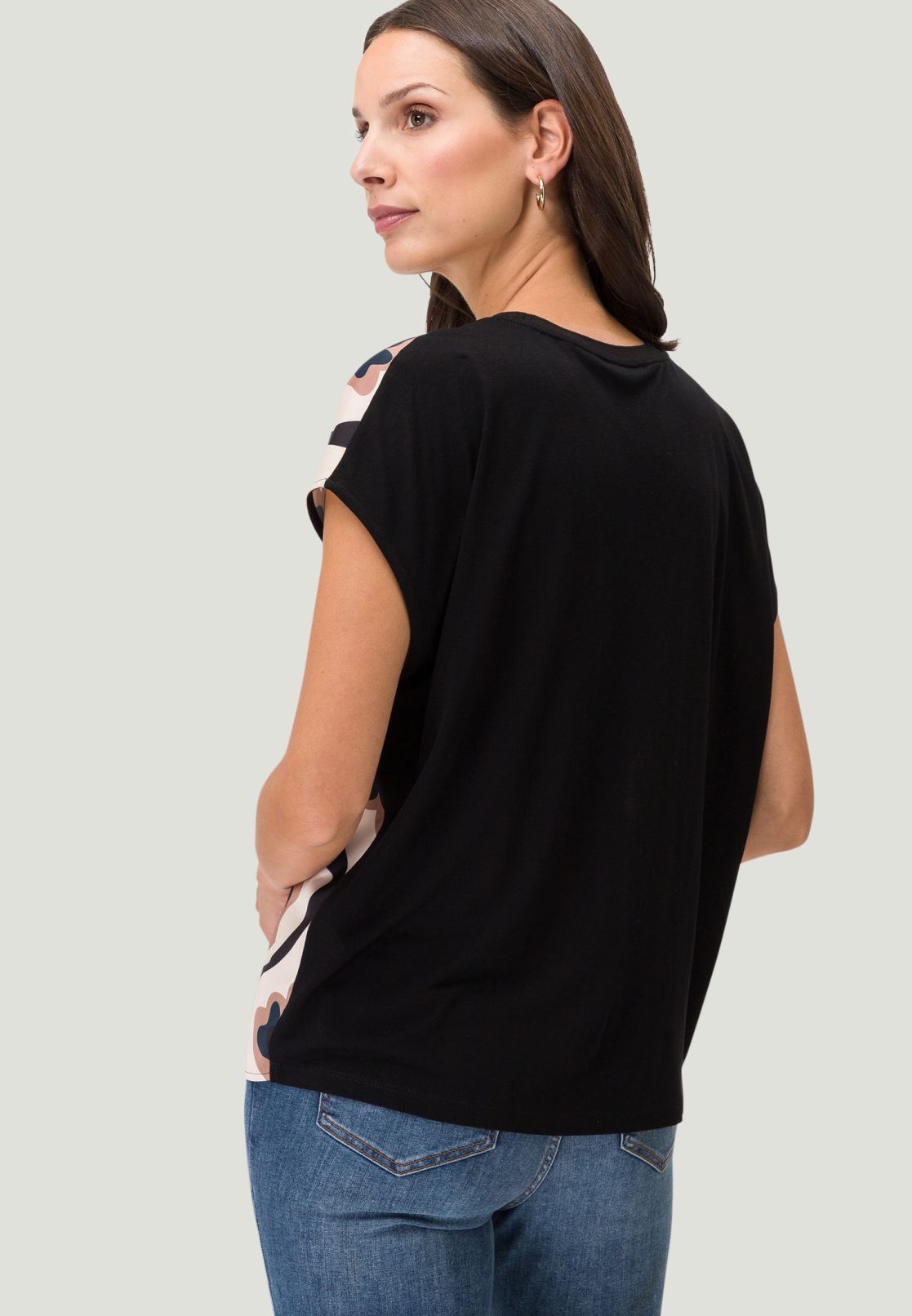 Blusenshirt mit grafischem Print