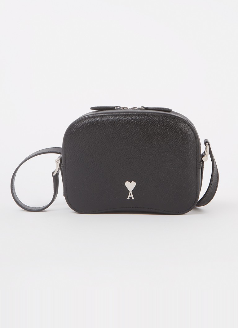AMI Paris Paris Paris leather crossbody bag