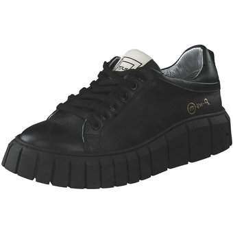 Mjus Basement Plateau Sneaker in schwarz