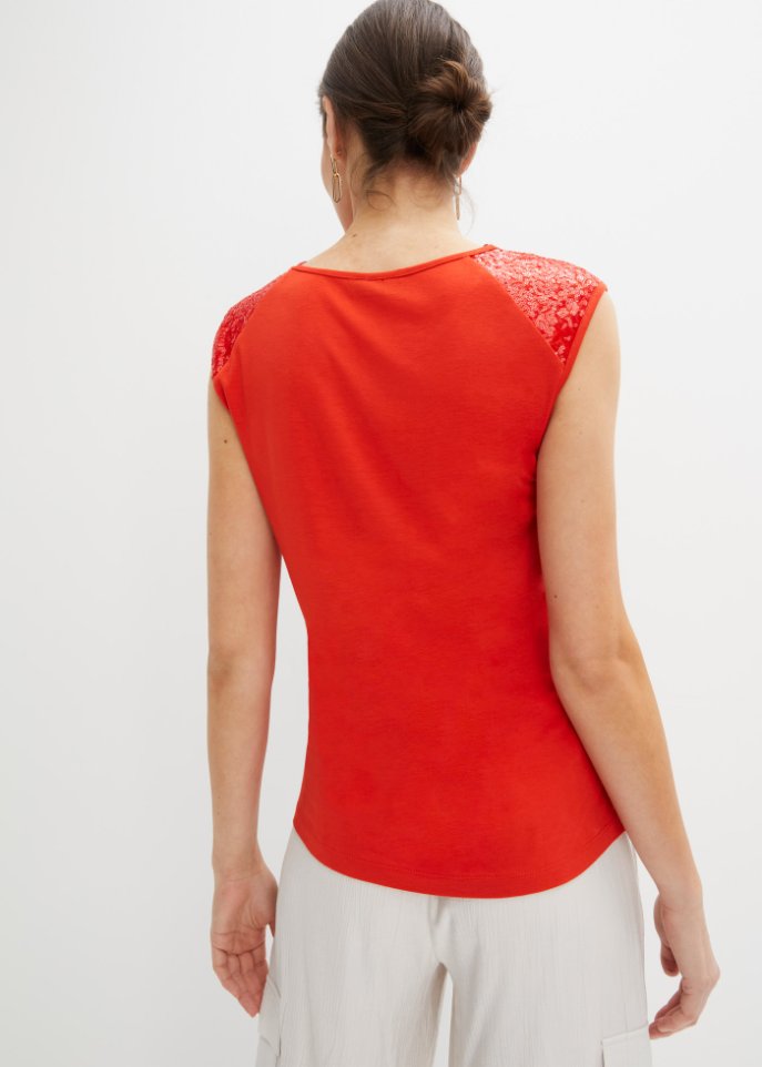 Shirt mit Pailletten
