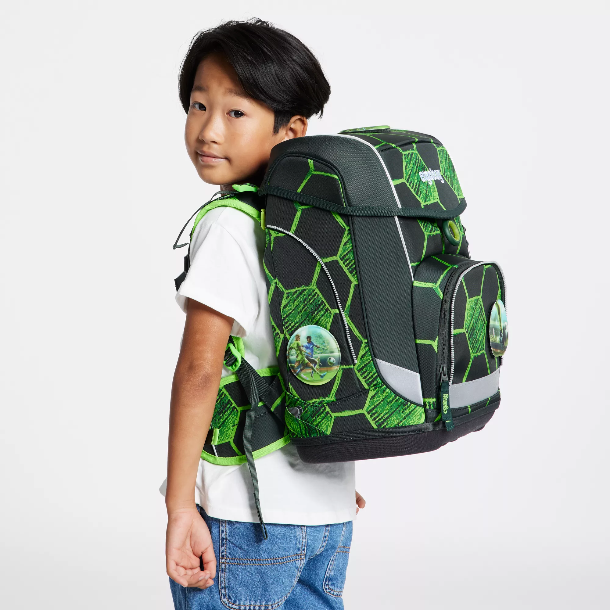 ergobag Schulranzen Set Volltreffbär