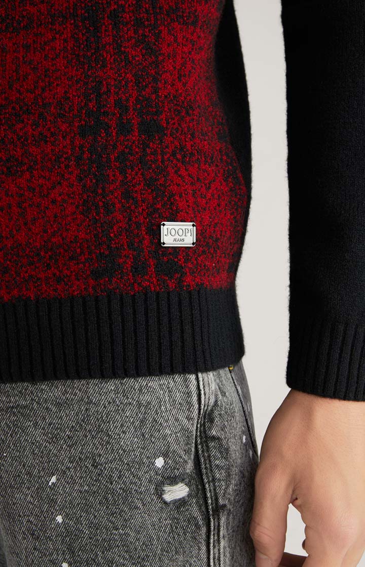 Pullover Kilio in Schwarz/Rot