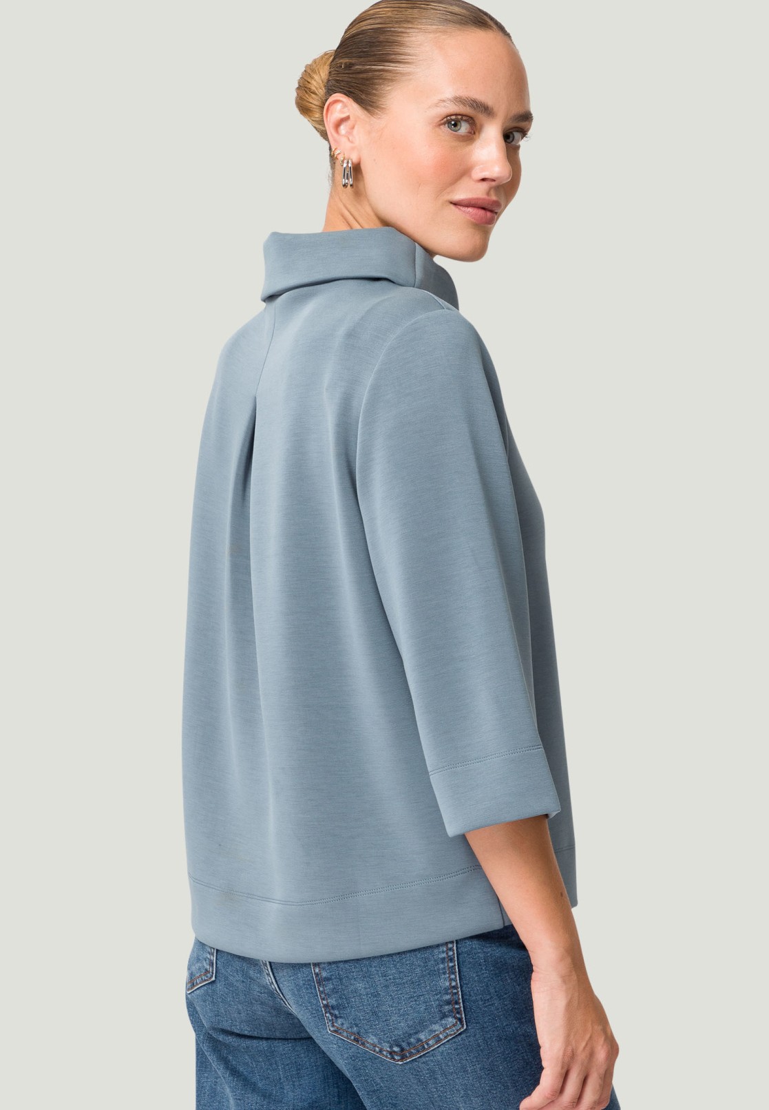 Sweatshirt aus softem Modal Mix