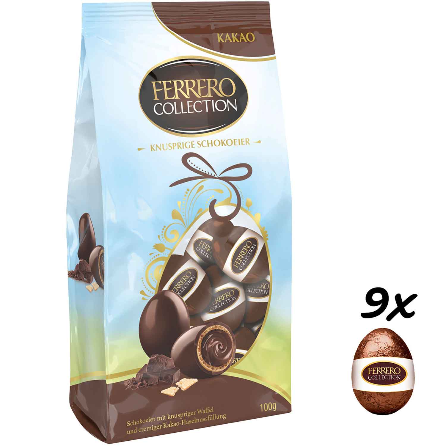 Ferrero Collection Knusprige Schokoeier Kakao 100g