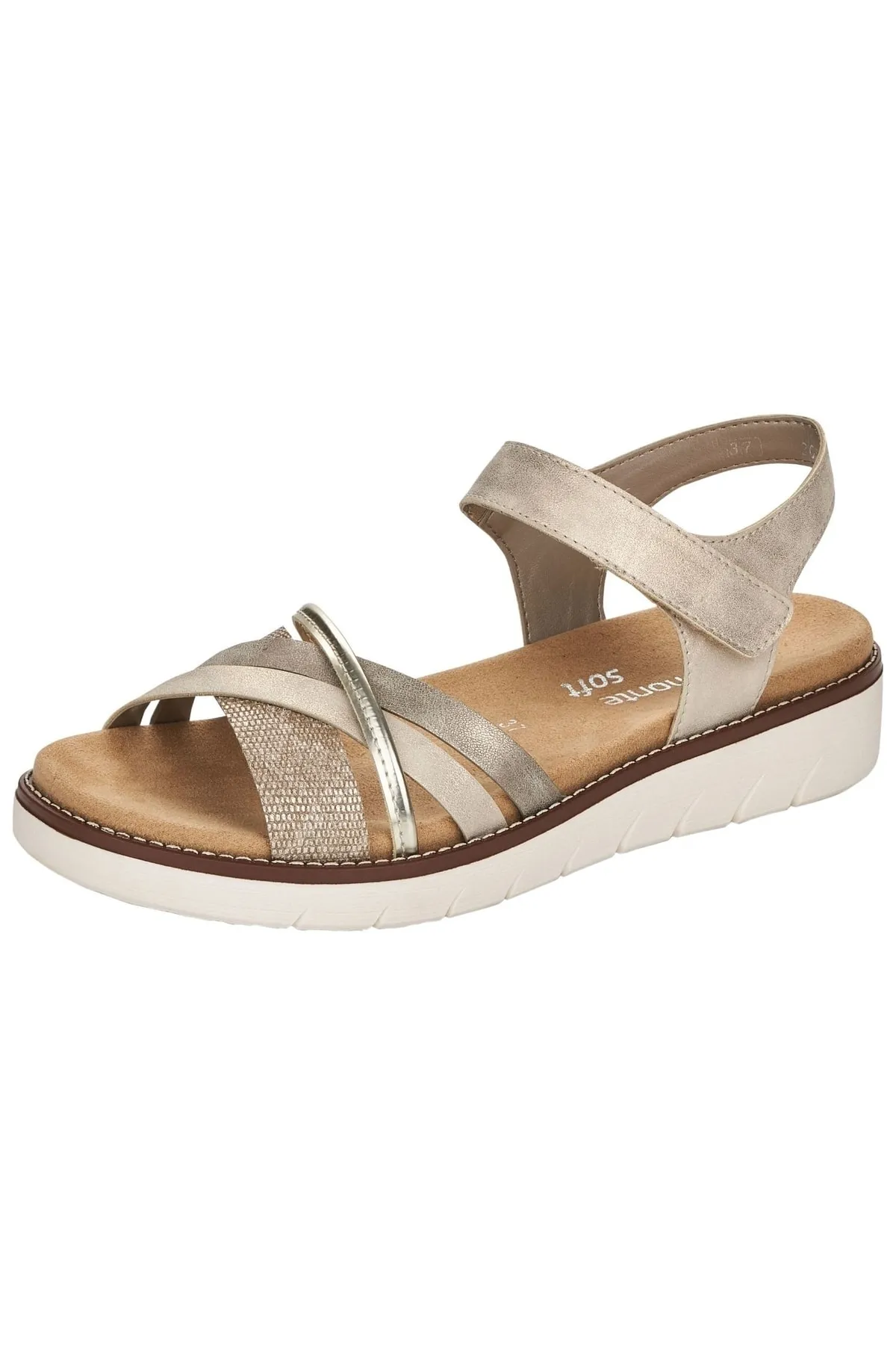 Remonte  Sandalette - Metallisch - Flacher Absatz