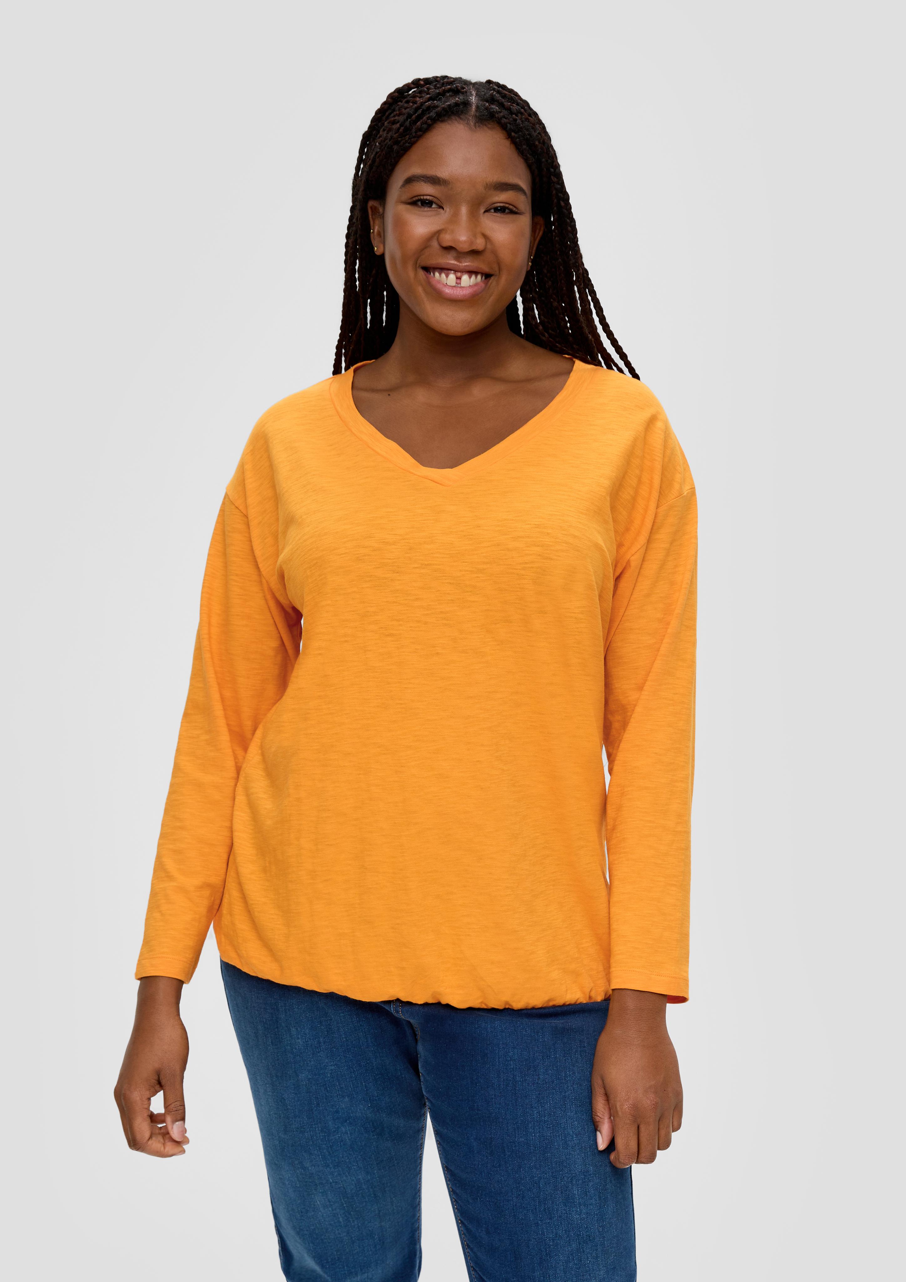 Longsleeve mit Gummizug im Saum  2135939-2242