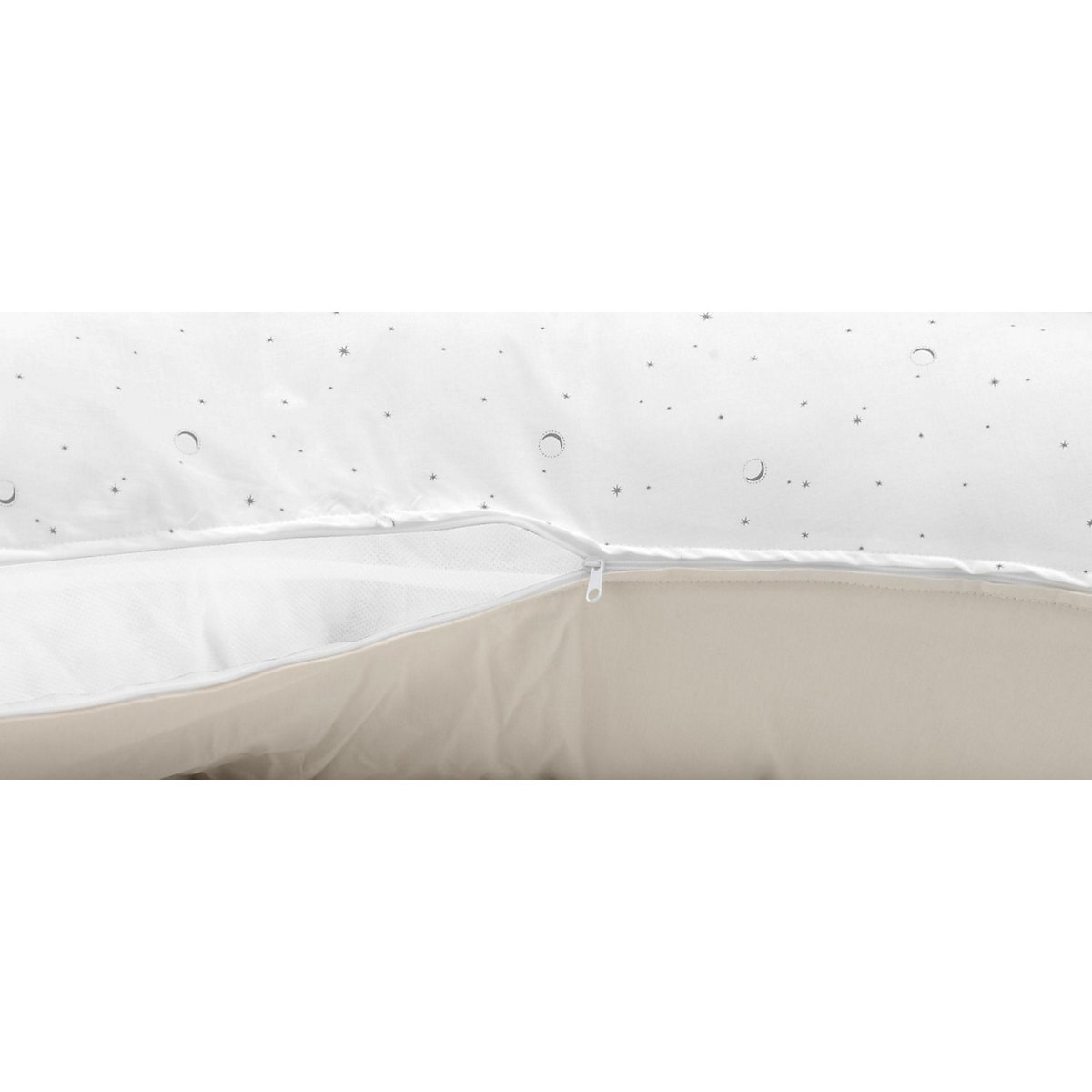 Stillkissen Dream Big 150 cm lang, 100% Baumwolle Stillkissen