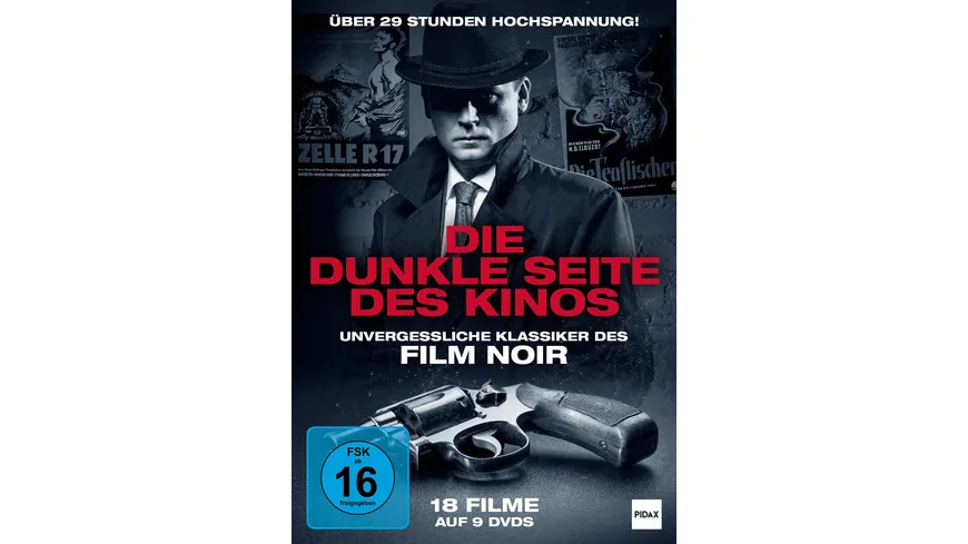Die dunkle Seite des Kinos - Unvergessliche Klassiker des Film Noir / Eine Sammlung von 18 Film Noir Klassikern  [9 DVDs]